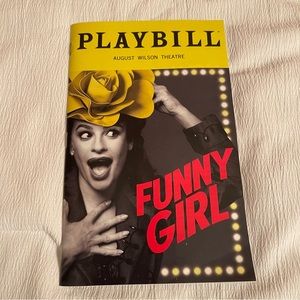 Funny Girl Lea Michele Official Broadway Playbill